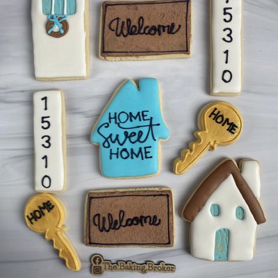 House Warming/Open House Sugar Cookies 