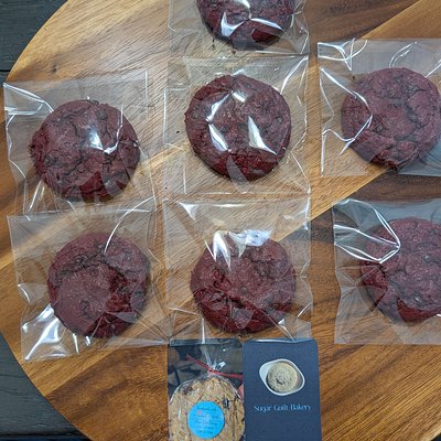 Red Velvet Sugar Cookies 