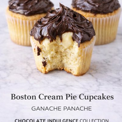 Boston Cream Pie Cupcakes