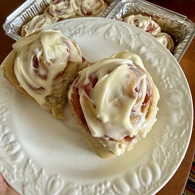 Sourdough Strawberry Sweet Rolls (10)