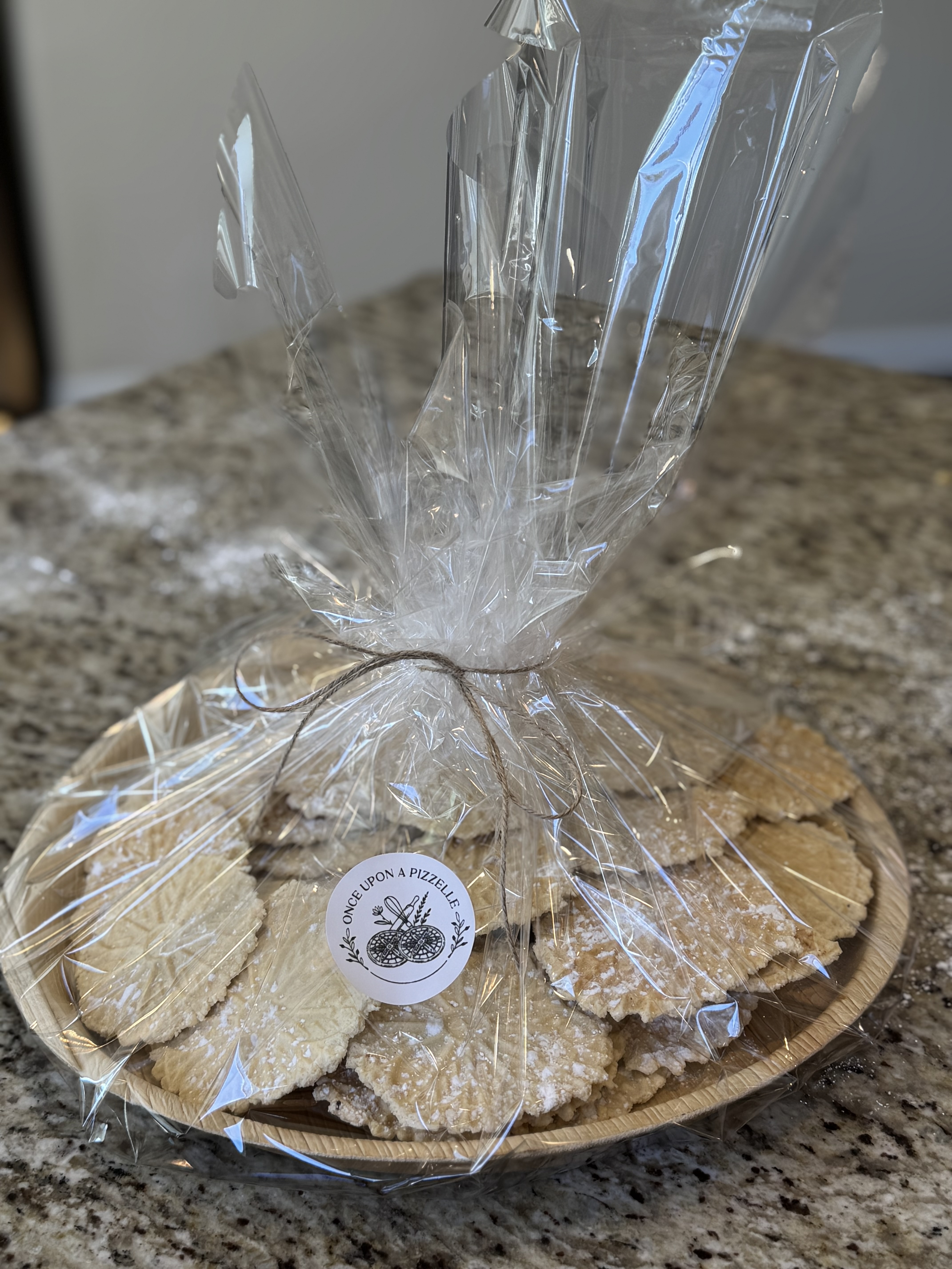 A Platter Of Pizzelles (3 Dozen Cookies)