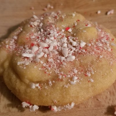 Dozen White Chocolate Candy Cane Cookie (Regular Size)