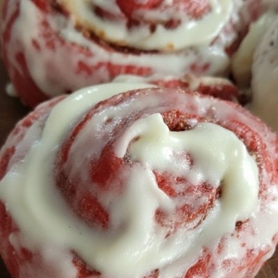 Red Velvet Cinnamon Rolls (Dozen)