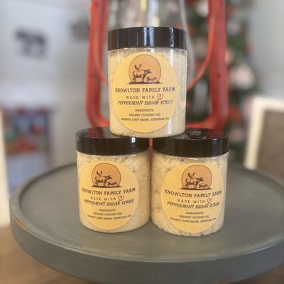 Organic Peppermint Sugar Scrub 
