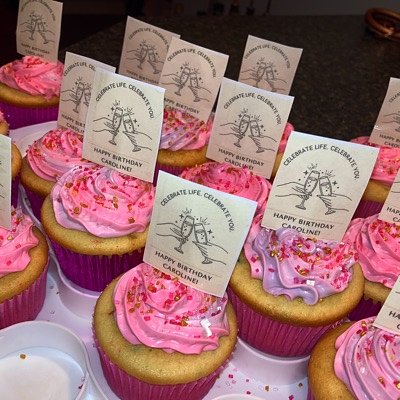 Custom Funfetti Cupcake