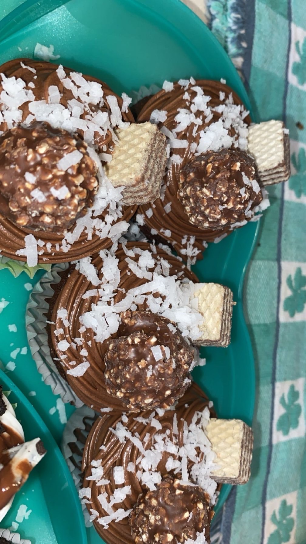 Ferrero Rocher Cupcakes
