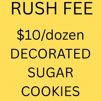 Rush Fee