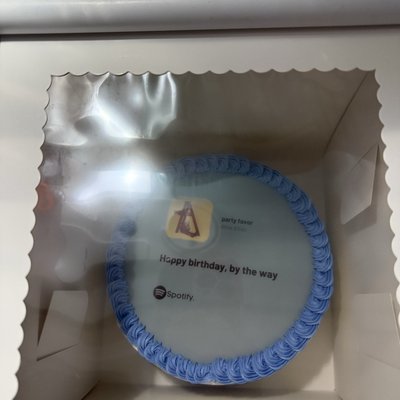 Song Lyric Cake 
