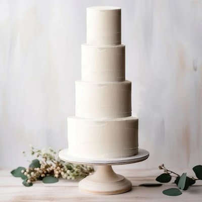 4”,6”,8”,&10” 4-Tier Cake (serves 100)