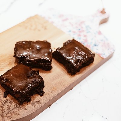Salted Caramel Mocha Fudge Brownies