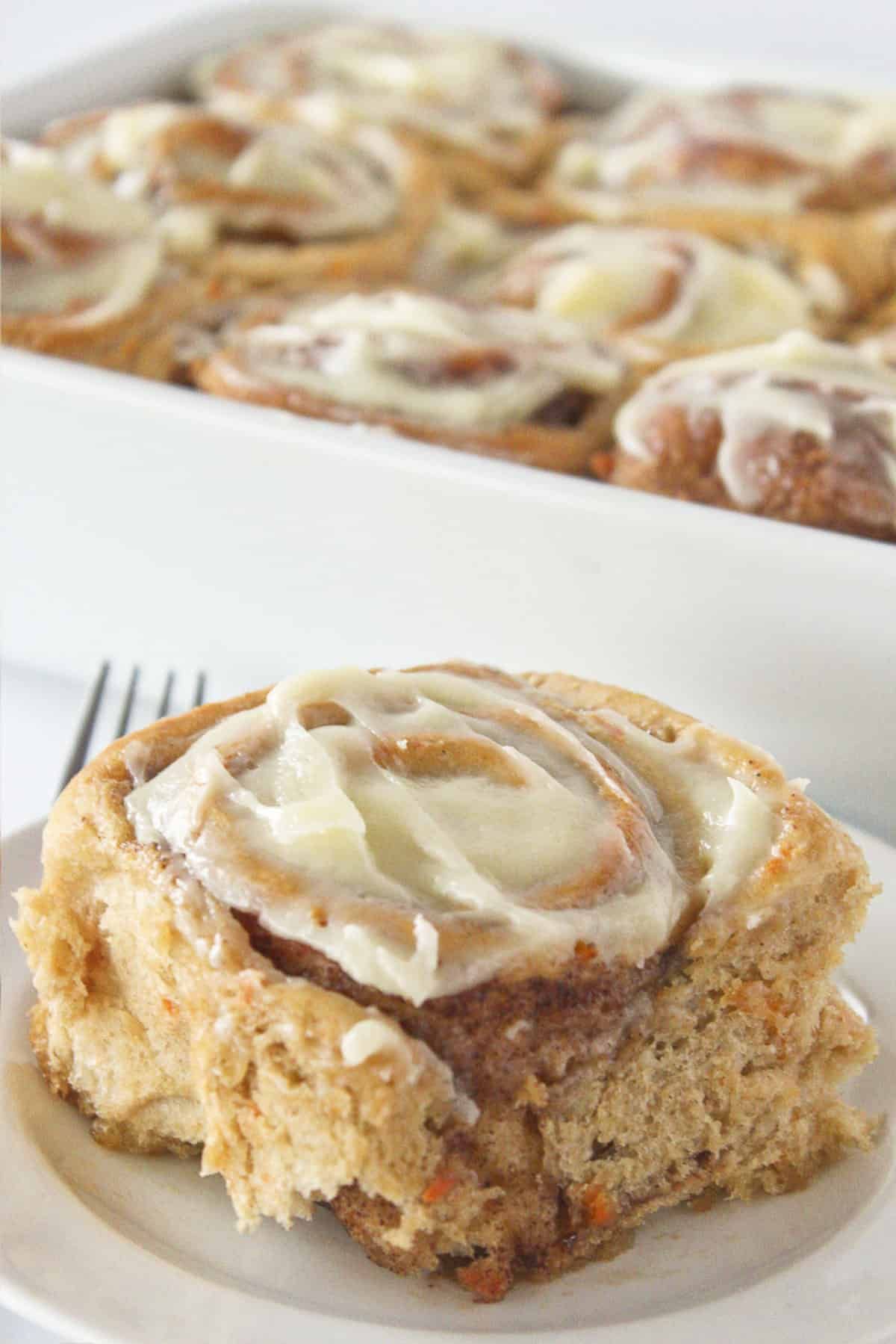 Sourdough Carrot Cake Cinnamon Rolls 4pack