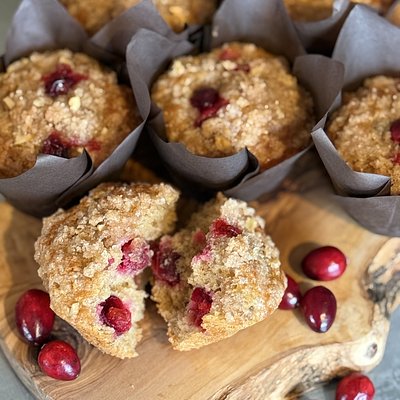 Cranberry Walnut Muffins - 6 Count