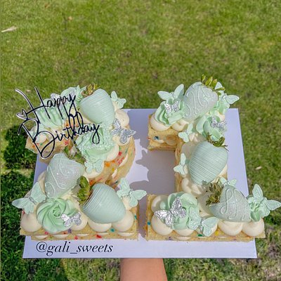 Number/Letter Cakes 12-15 Servings