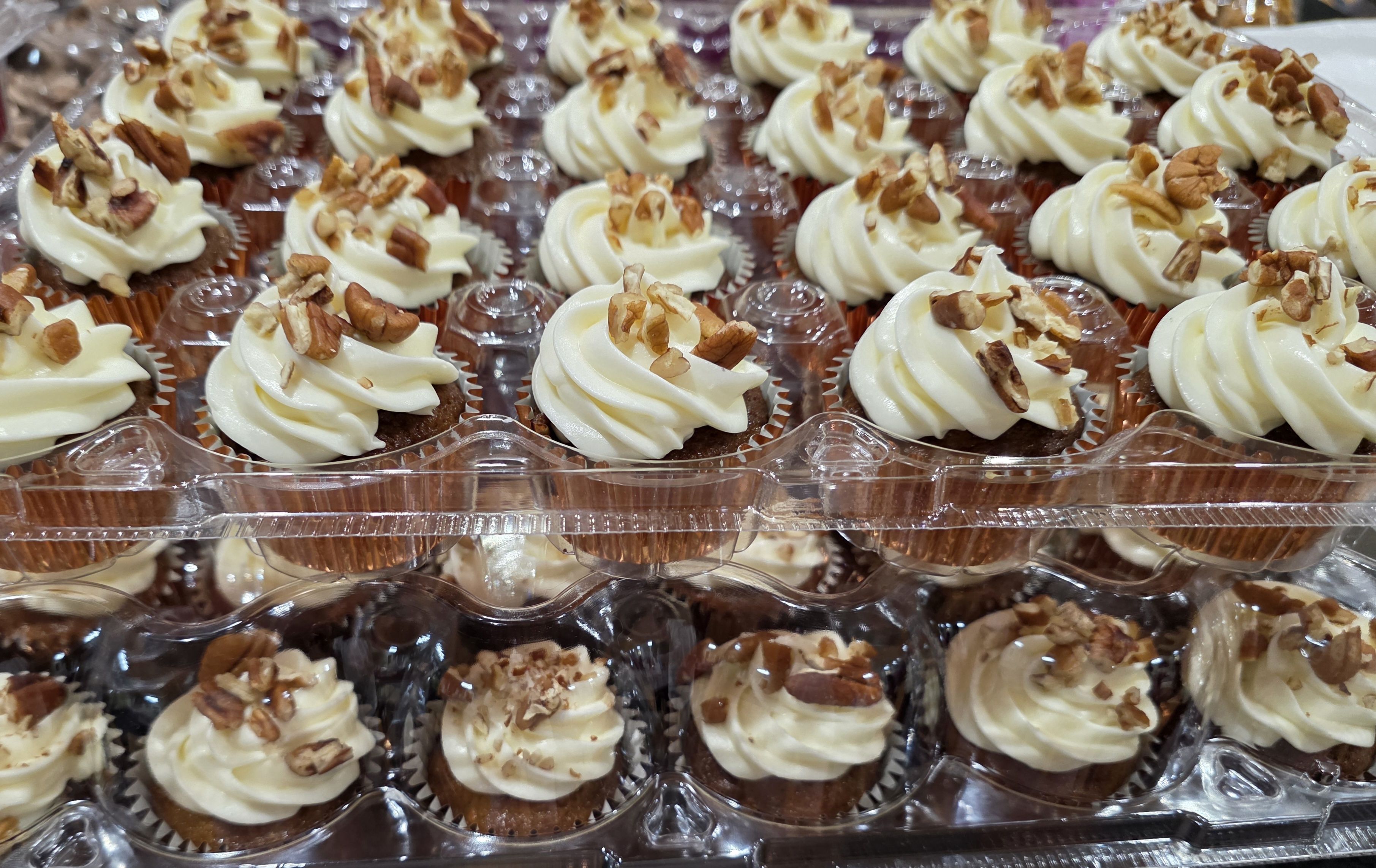 Carrot Cake w/ Cream Cheese Icing & Pecans