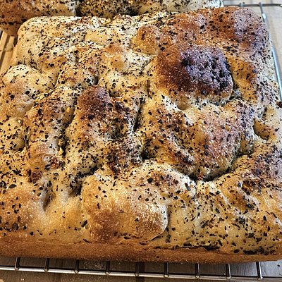 Garlic Basil Focaccia 