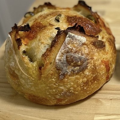 jalapeño cheddar boule
