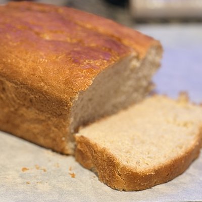 Homemade White Bread Loaf