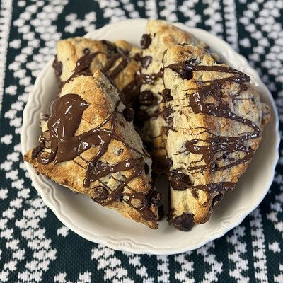 Chocolate Chip Sourdough Scones