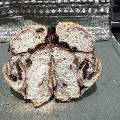 Cinnamon Raisin Sourdough Bread 