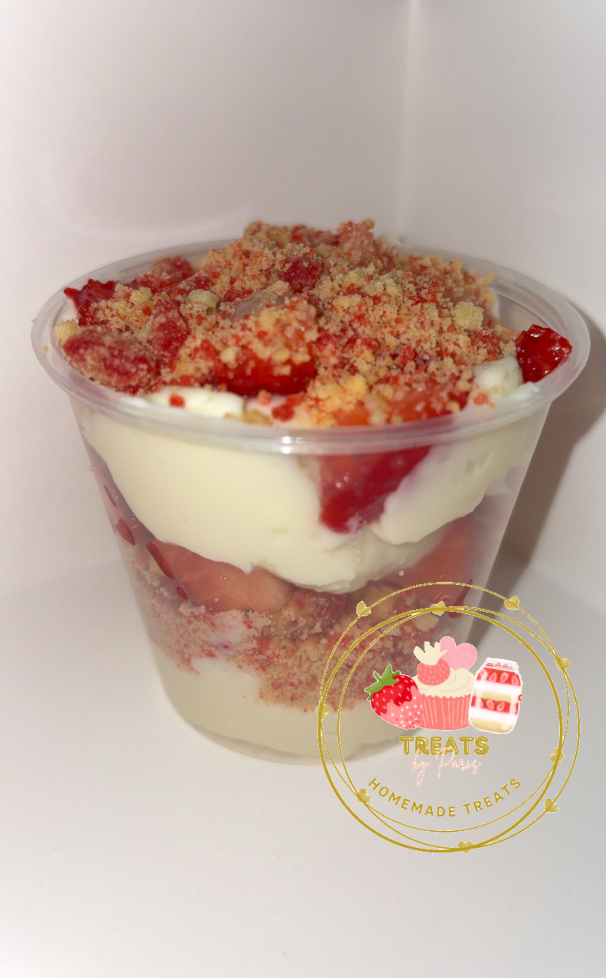 Strawberry Crunch Cheesecake Cup