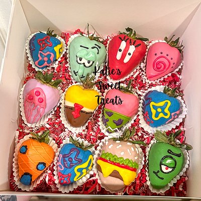 character/extra detail themed strawberries