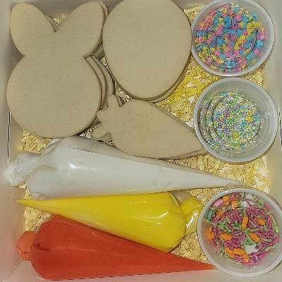 Diy Cookie Kit (1dz Cookies, 3 Bags Of Icing, Sprinkles)