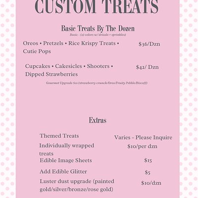Custom Treats