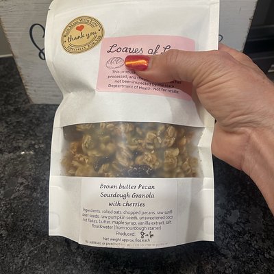 Maple Pecan Sourdough Granola (with Or Without Cherries) 