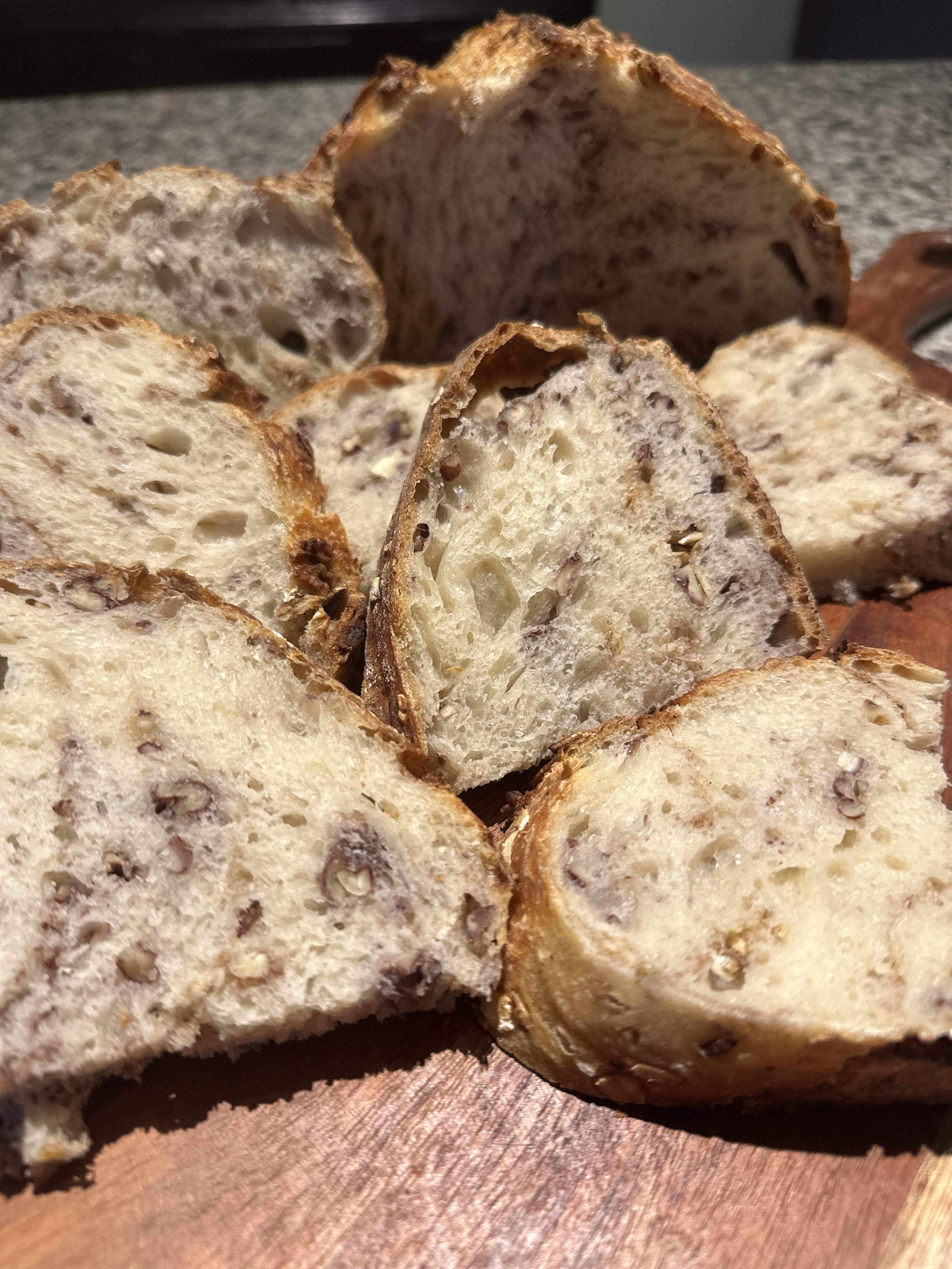 Maple Pecan Sourdough Sweet Loaf