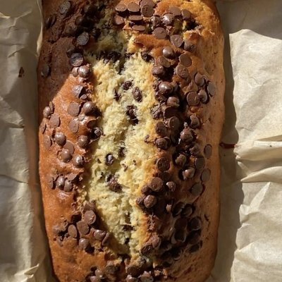 Chocolate Chip Banana Bread Loaf