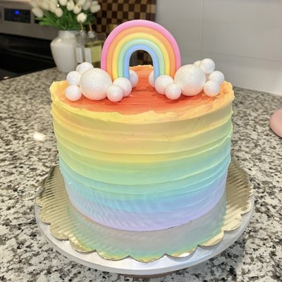 8” Cake ~ serves up to 24