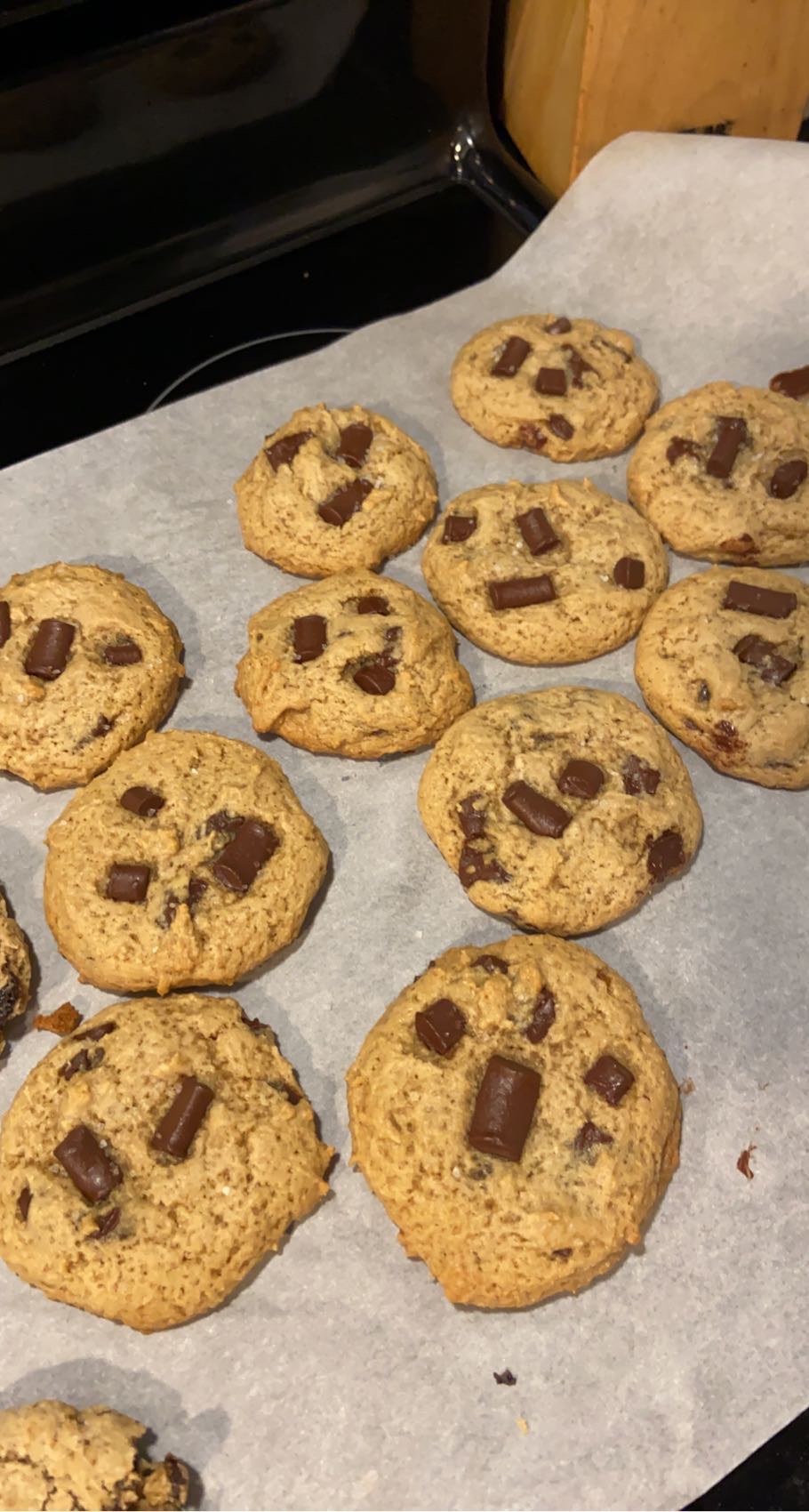 Sourdough Chewy Chocolate Chunk Cookies - 6 - [Vegan]