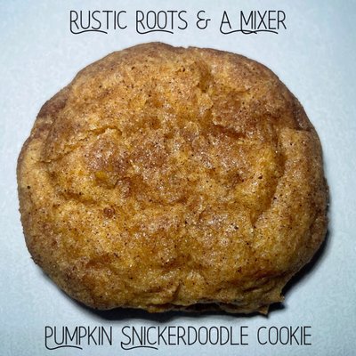 Pumpkin Snickerdoodle Cookie
