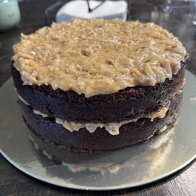 Two Layer German Chocolate Cake