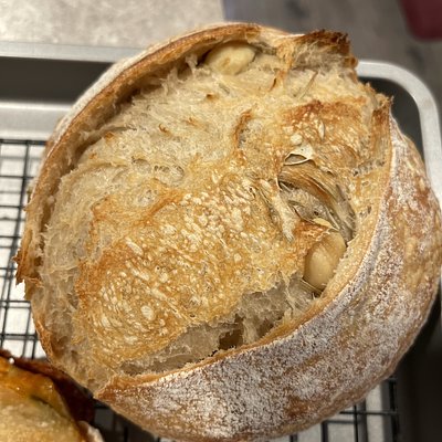 Garlic Clove Sourdough Loaf