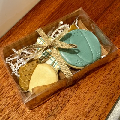 🩵 Blue Harvest Set — 3 Cookies