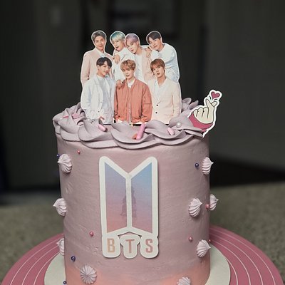 BTS Theme Cake (6"3 Layers)
