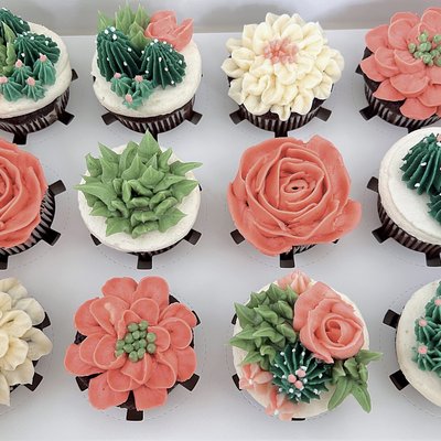 Floral Cupcakes
