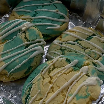 Blue Lemon Swirl Cookiez