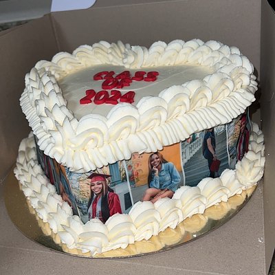 8 Inch Heart Cake With Pictures 