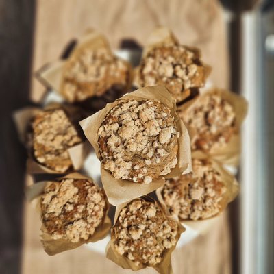 Banana Crumble Muffins