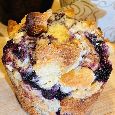 Jumbo Blueberry Cupcake