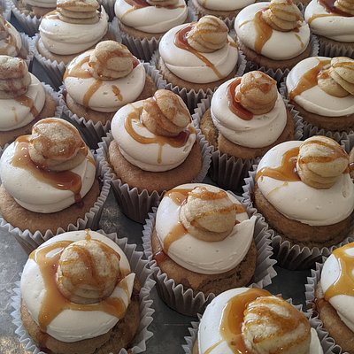 One Dozen Large Cupcakes - Filled