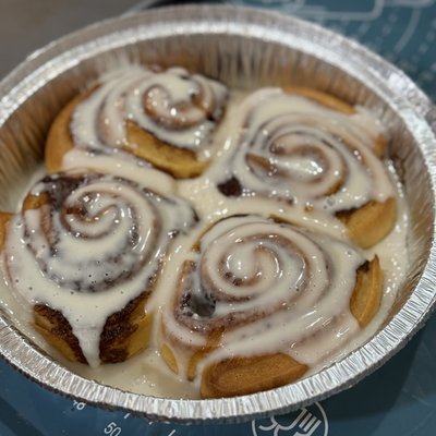 Cinnamon Rolls  - Traditional Powdered Sugar Icing