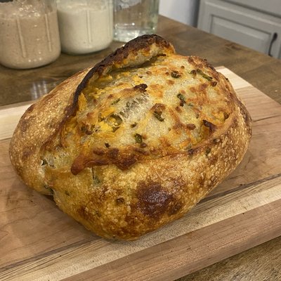 Jalapeño Cheddar Sourdough 