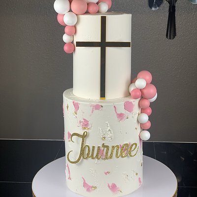 Custom 4+6 Inch (2 Tier, 3 Layers) Serves -/+ 20