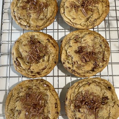 Sourdough Brown Butter Chocolate Chip Cookies