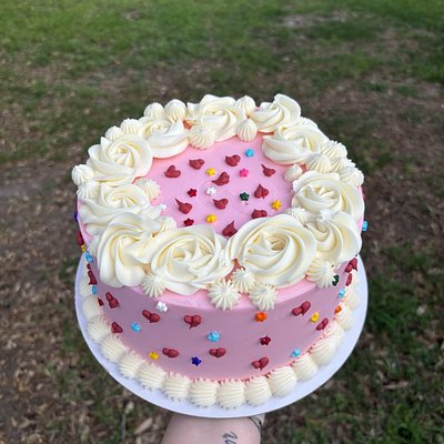 8” 2 Layer Round Cake 