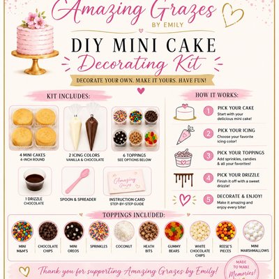 Mini Cake Decorating Kit 