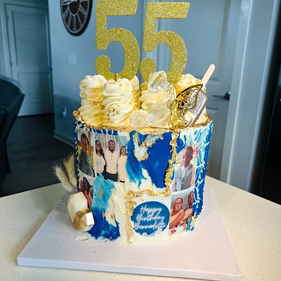 8″ Cake – Serves 25–30 